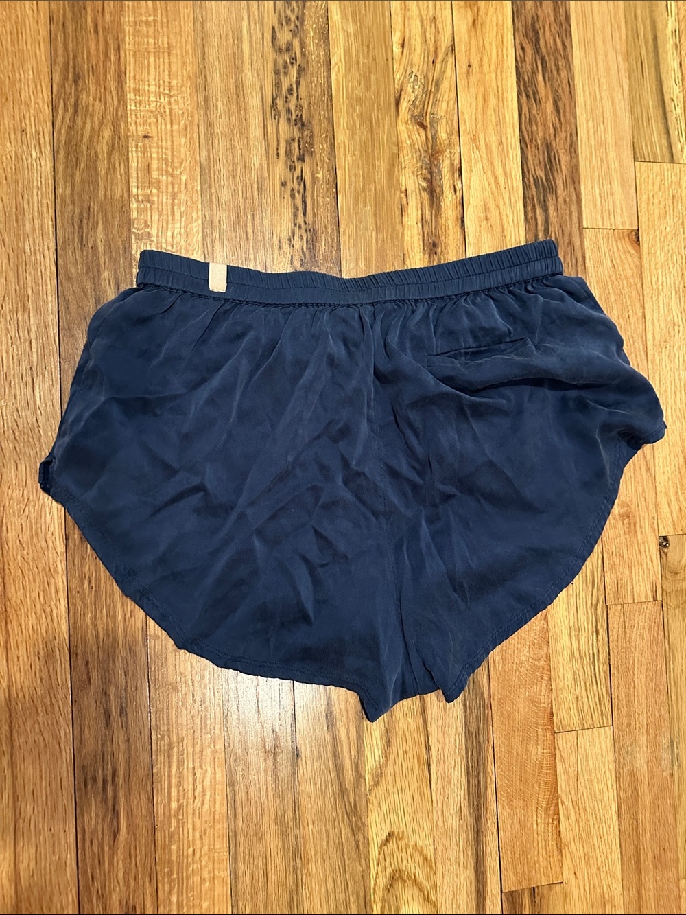 Lunya Washable Silk Shorts Deep Blue - Picture 3 of 5